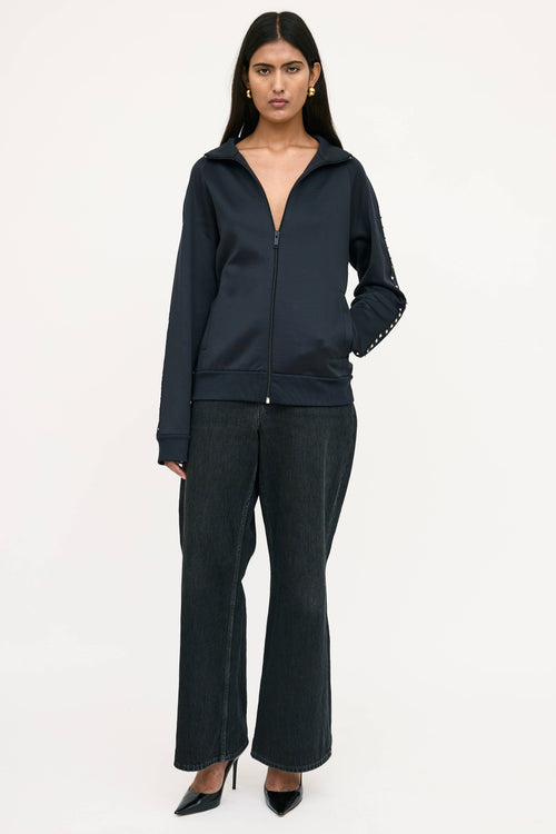 Valentino Nylon Rockstud Jacket