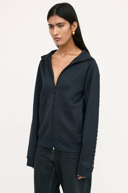 Valentino Nylon Rockstud Jacket