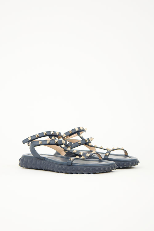 Valentino Rockstud Gladiator Sandal