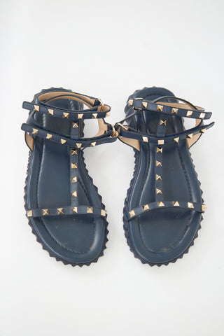 Valentino Rockstud Gladiator Sandal