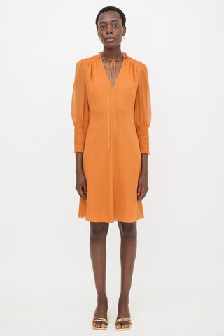 Valentino Roma Silk Crepe Dress