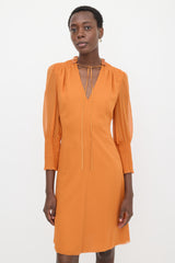 Valentino Roma Silk Crepe Dress