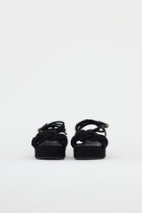 Valentino Rope & Rockstud Platform Sandal