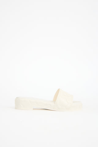 Valentino Rubber Floral Mule