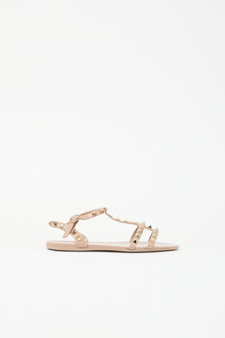 Valentino Rubber Rockstud Sandal