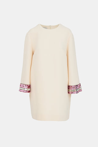 Valentino Sequin Cuff Dress