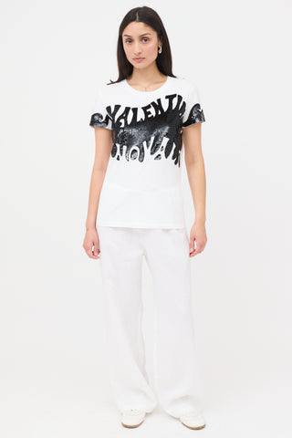 Valentino Sequin Logo T-Shirt