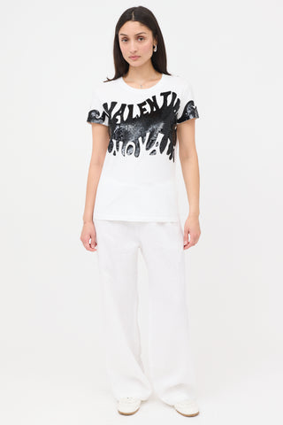 Valentino Sequin Logo T-Shirt