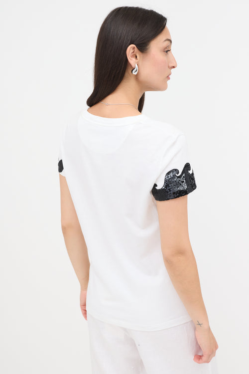 Valentino Sequin Logo T-Shirt