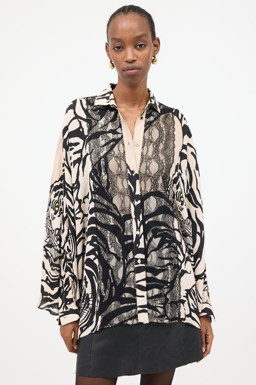 Valentino Silk Printed Shirt