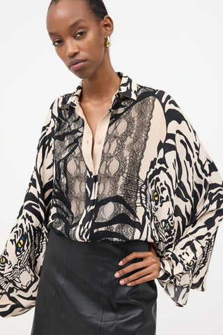 Valentino Silk Printed Shirt