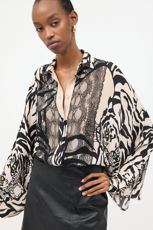 Valentino Silk Printed Shirt