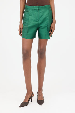 Valentino Silk Taffeta Shorts
