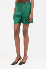 Valentino Silk Taffeta Shorts