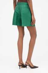 Valentino Silk Taffeta Shorts