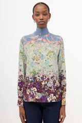 Valentino Silk Floral Blouse