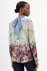Valentino Silk Floral Blouse