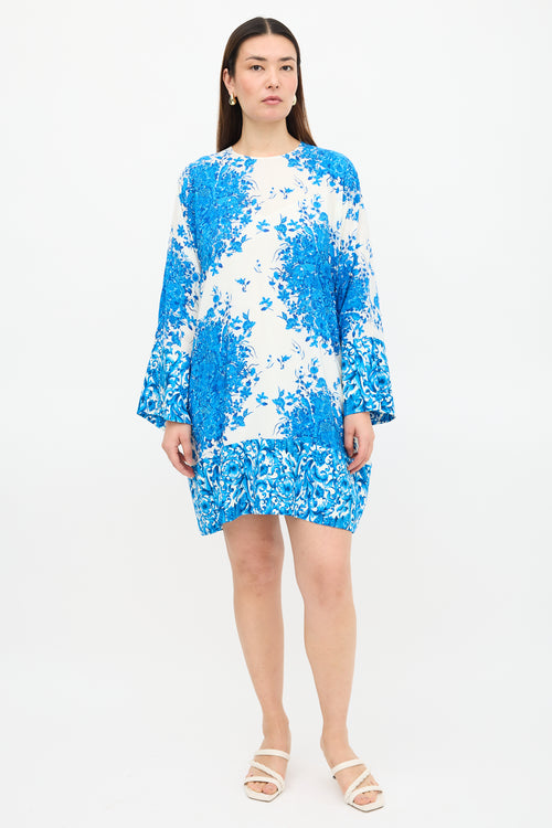 Valentino Silk Floral Dress