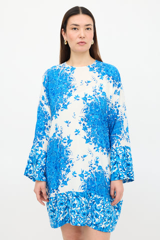 Valentino Silk Floral Dress