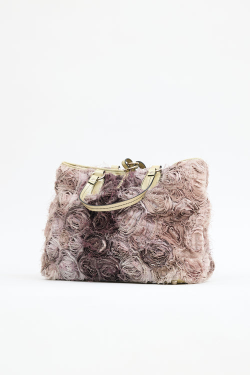 Valentino Silk Rosier Tote Bag