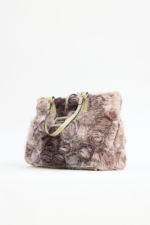 Valentino Silk Rosier Tote Bag