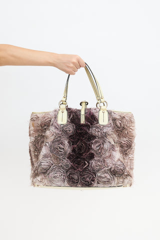 Valentino Silk Rosier Tote Bag