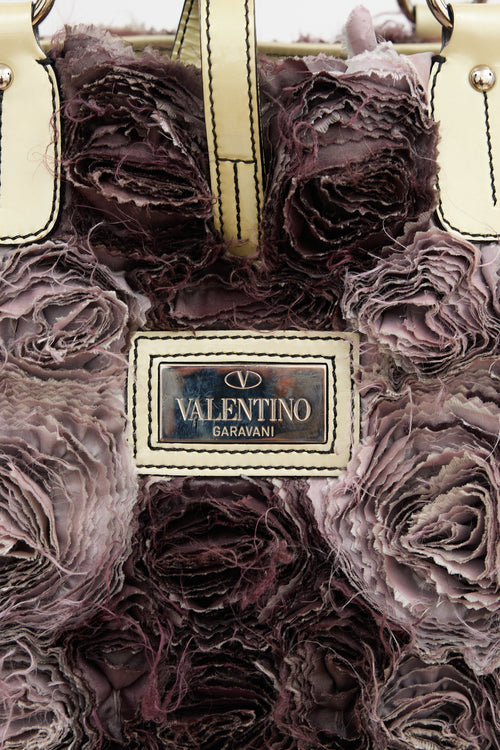 Valentino Silk Rosier Tote Bag