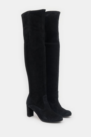 Valentino Suede Thigh Boot