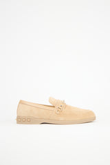 Valentino Suede Leisure Flows Rockstud Loafer