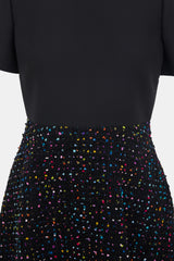 Valentino Tweed Panelled Dress