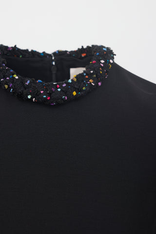 Valentino Tweed Panelled Dress