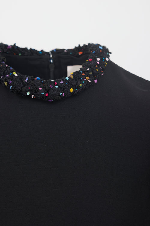 Valentino Tweed Panelled Dress