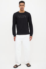 Valentino VLTN Logo Crewneck Sweater