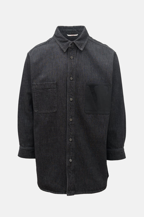 Valentino VLogo Denim Shirt