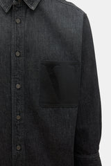 Valentino VLogo Denim Shirt