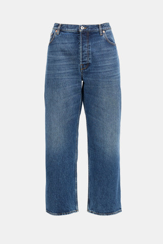 Valentino VLogo Straight Leg Jeans
