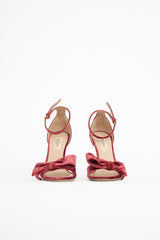 Valentino Velvet Bow Sandal