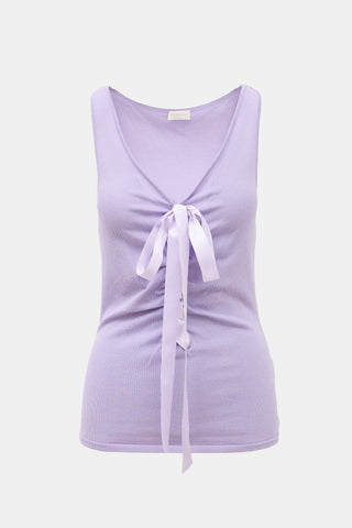 Valentino Vintage Knit Lace Up Top