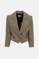 Valentino Vintage Wool Patterned Jacket