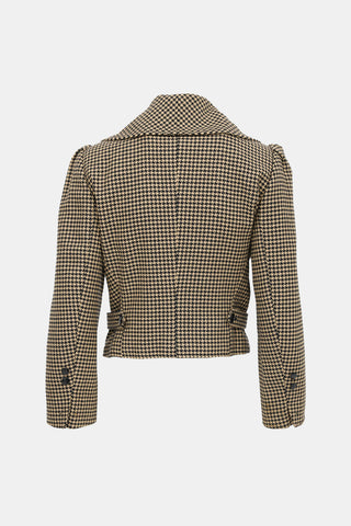 Valentino Vintage Wool Patterned Jacket