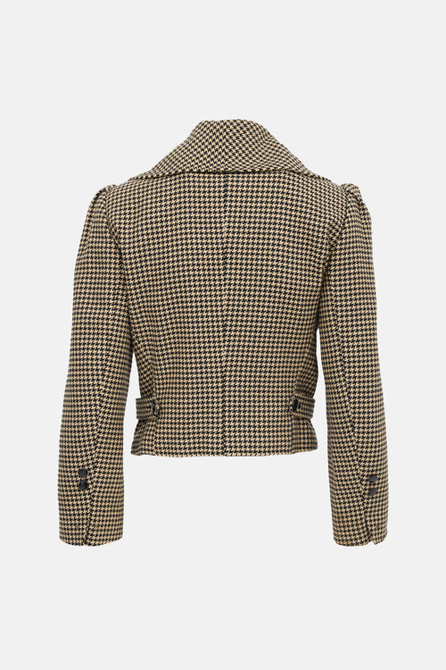Valentino Vintage Wool Patterned Jacket