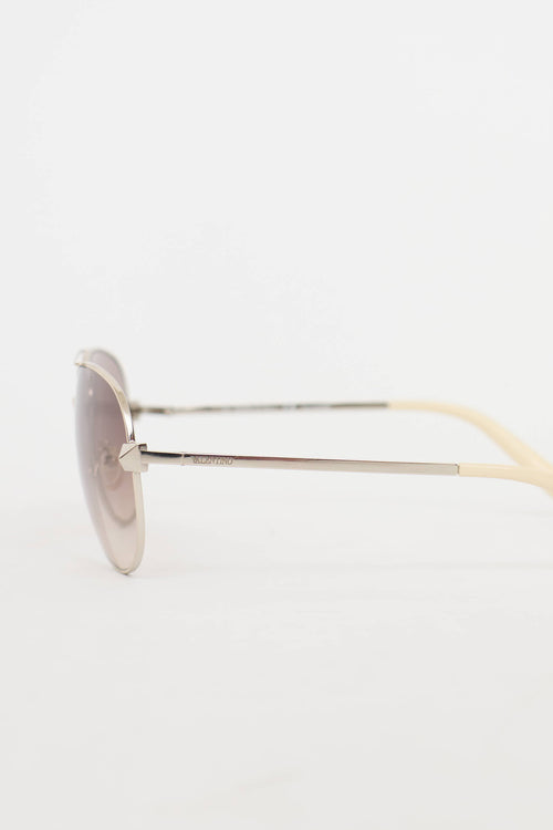 Valentino V117S Aviator Sunglasses