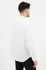 Valentino White & Multicolour Embroidered Dragonfly Shirt