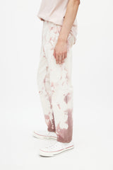 Valentino White & Pink Acid Wash Trouser