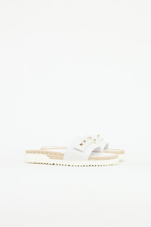 Valentino Rockstud Strap Slide