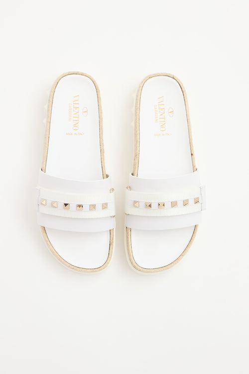 Valentino Rockstud Strap Slide