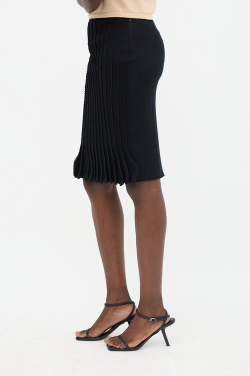 Valentino Winter 2008 Wool Gore Skirt