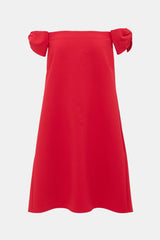 Valentino Wool Bow Shift Dress