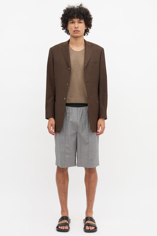 Valentino Wool & Mohair Blazer