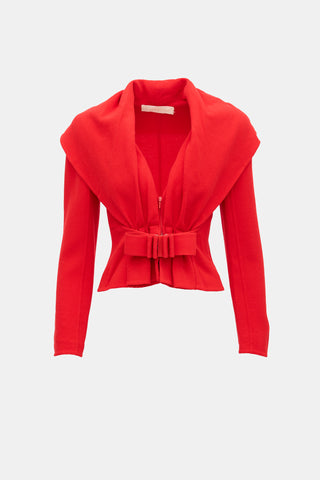 Valentino Wool Crepe Jacket